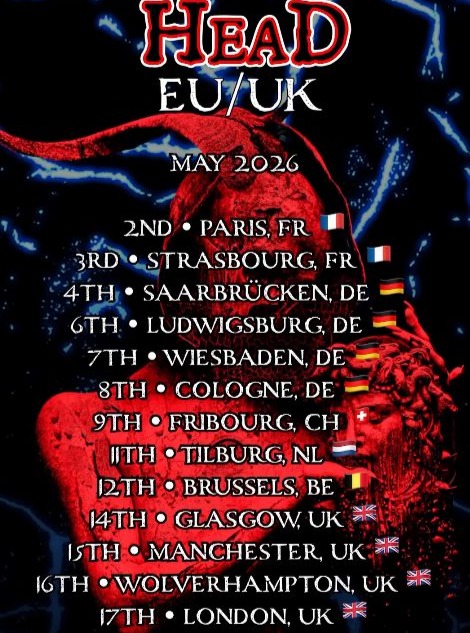 Machine Head Tour Poster 2026